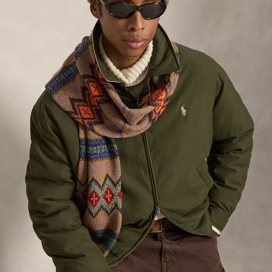 Woven Twill  Windbreaker Jacket Company Olive