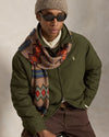 Woven Twill  Windbreaker Jacket Company Olive
