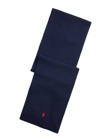 Merino Wool Scarf Hunter Navy