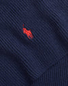 Merino Wool Scarf Hunter Navy