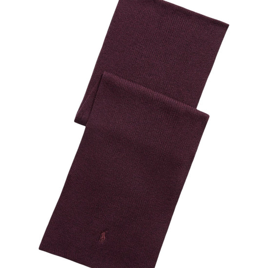 Merino Wool Scarf Merlot Wine Heather