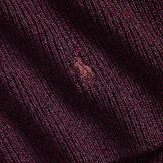 Merino Wool Scarf Merlot Wine Heather