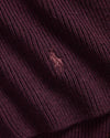 Merino Wool Scarf Merlot Wine Heather
