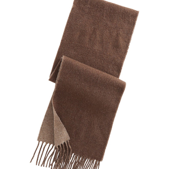 Wool Classic Scarf Nutmeg Brown Heather