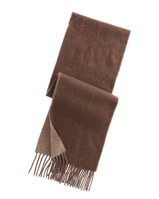 Wool Classic Scarf Nutmeg Brown Heather
