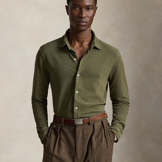 Mesh Sport Shirt Outdoors Olive
