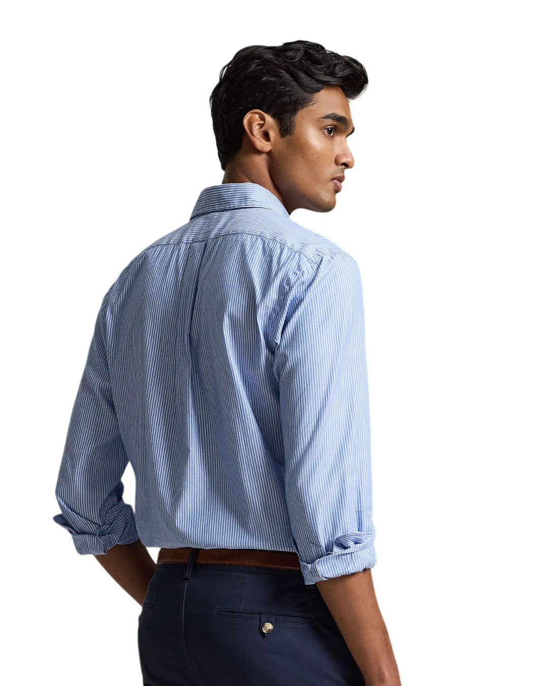 Stretch Oxford Sport Shirt BSR Blue White
