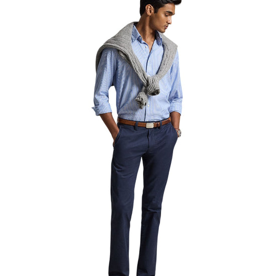 Stretch Oxford Sport Shirt BSR Blue White