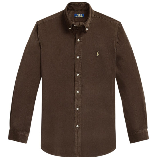 Corduroy Sport Shirt Nutmeg Brown