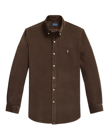 Corduroy Sport Shirt Nutmeg Brown