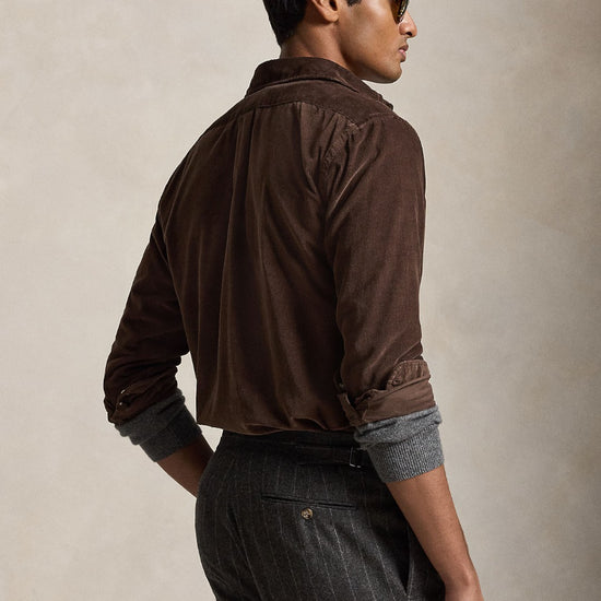 Corduroy Sport Shirt Nutmeg Brown