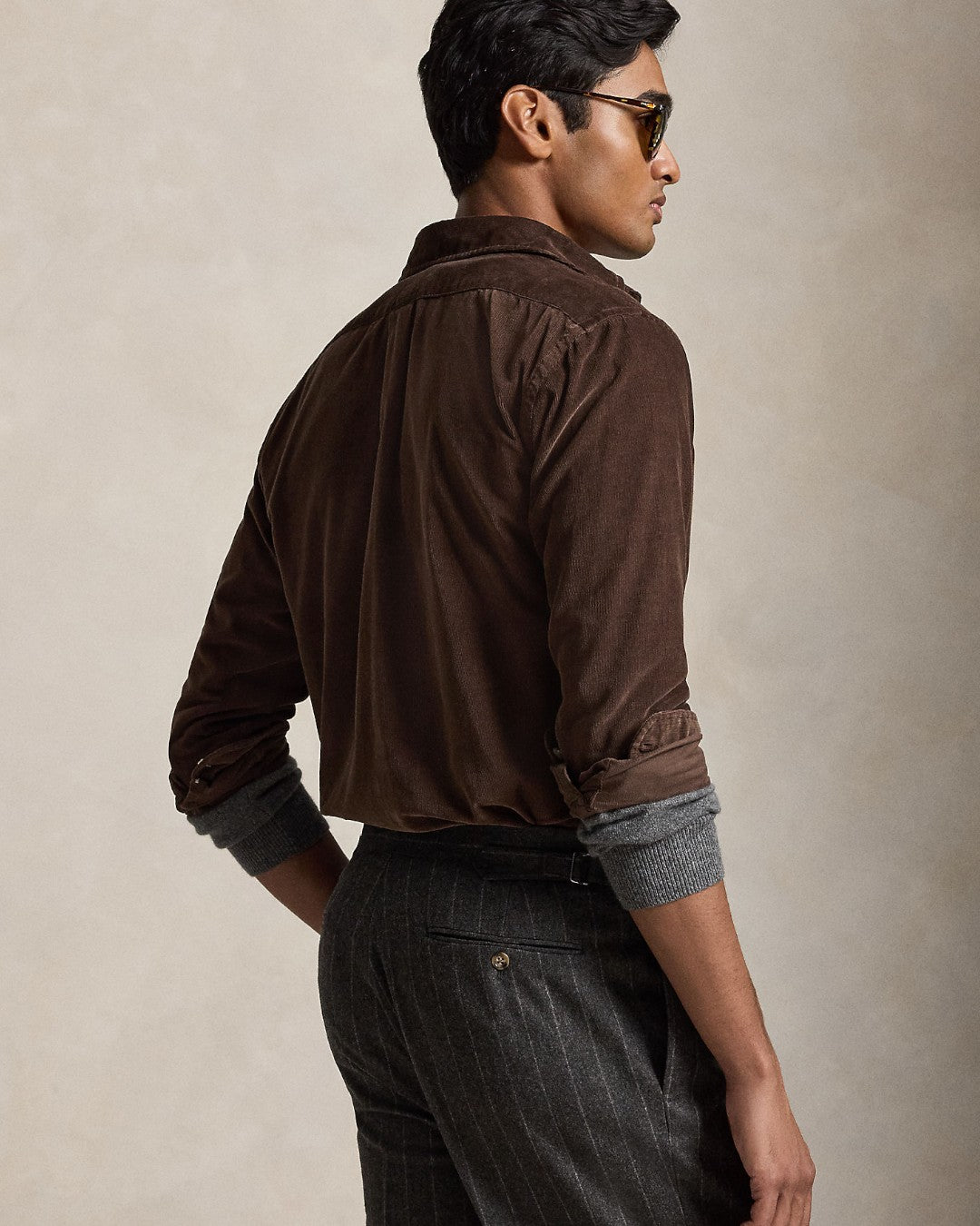 Corduroy Sport Shirt Nutmeg Brown