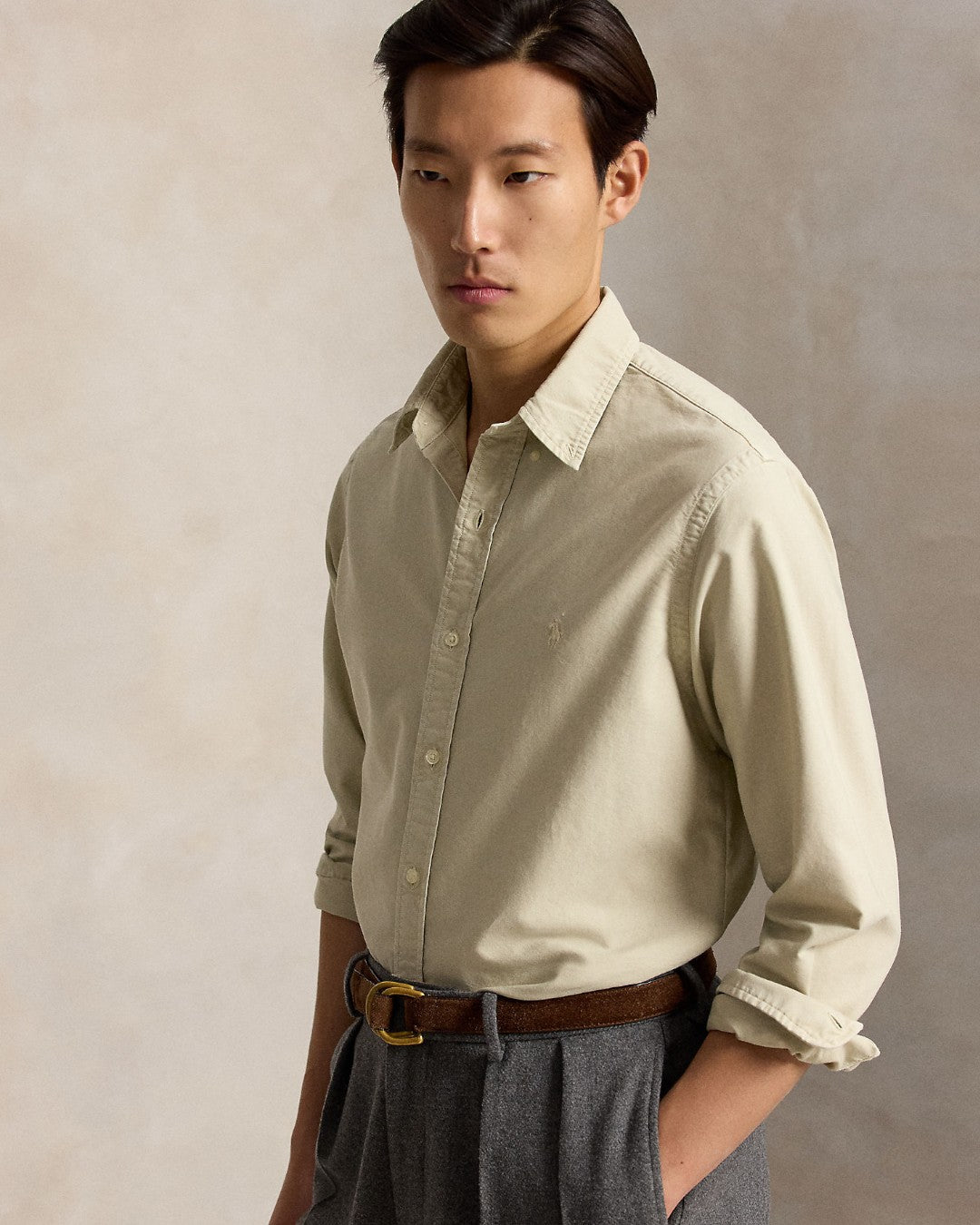 Oxford Sport Shirt Classic Stone