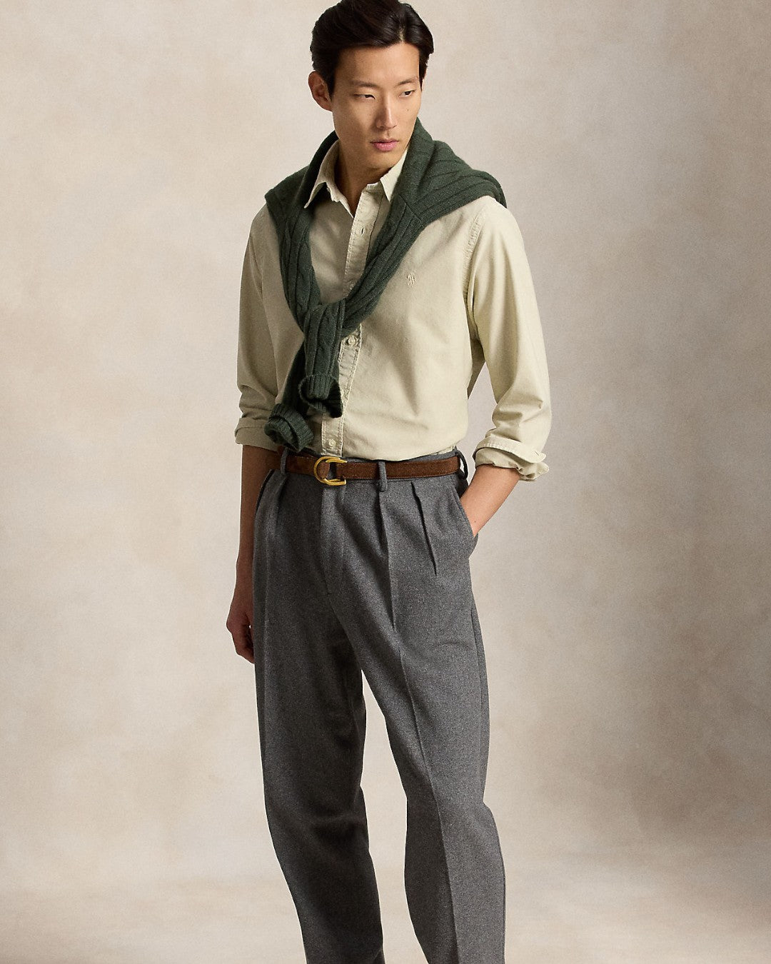 Oxford Sport Shirt Classic Stone