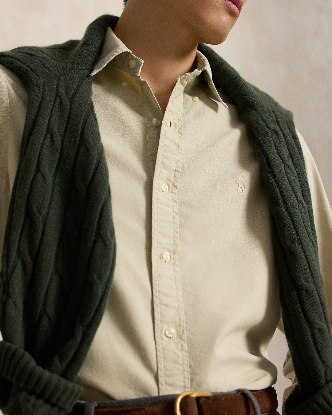 Oxford Sport Shirt Classic Stone