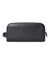 Pebble Leather Shave Kit Pouch Black
