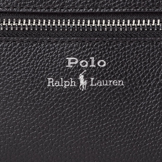Pebble Leather Shave Kit Pouch Black
