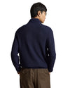 Merino Wool Half Zip Pullover Hunter Navy