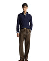 Merino Wool Half Zip Pullover Hunter Navy