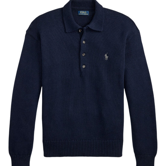 Cotton Turtle Neck Pullover Hunter Navy