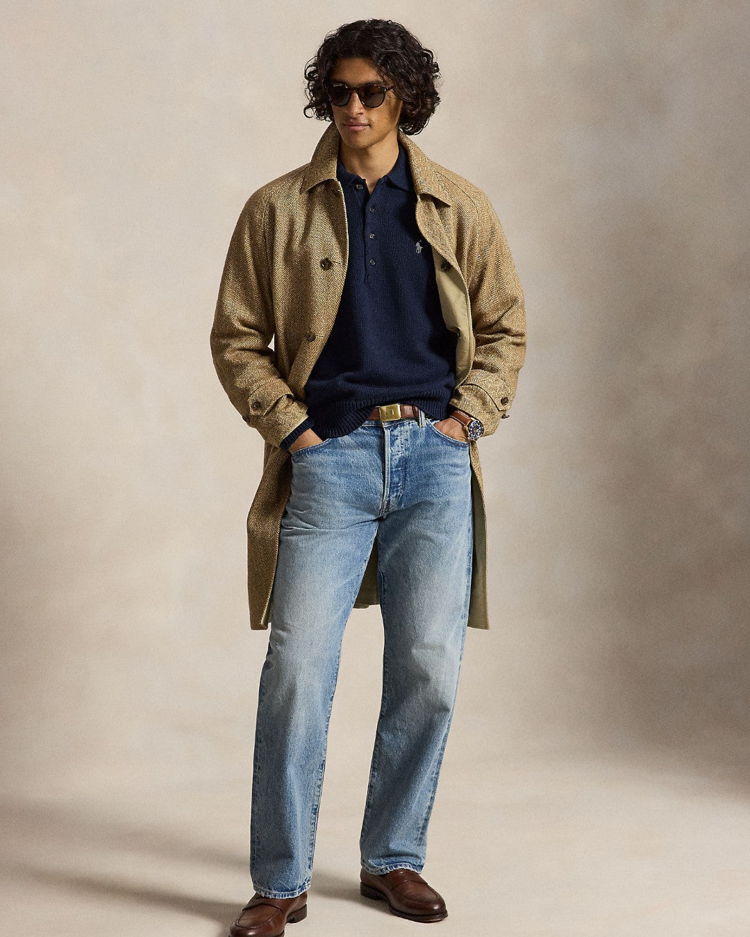 Cotton Turtle Neck Pullover Hunter Navy
