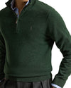 Merino Wool Half Zip Pullover Lodgepole Pine Heather