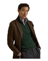 Merino Wool Half Zip Pullover Lodgepole Pine Heather
