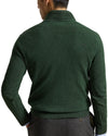 Merino Wool Half Zip Pullover Lodgepole Pine Heather