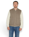 Genti Zach Peau de Pêche Bodywarmer Medium Brown