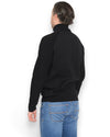 Cotton Turtlezip  Sweater Black