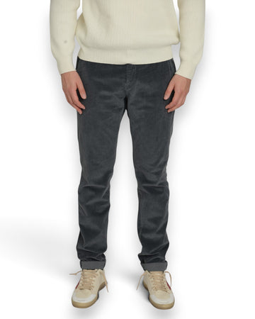 Mason's Torino Corduroy Trousers Graphite Grey