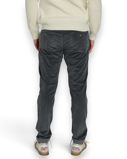 Mason's Torino Corduroy Trousers Graphite Grey