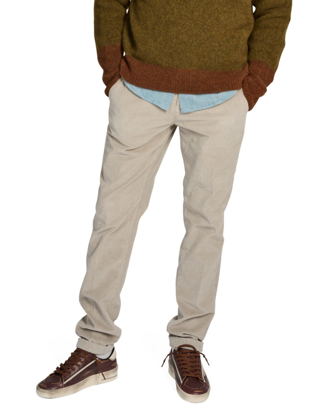 Torino Heavy Corduroy Greasy Grege
