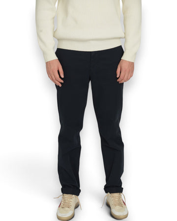 Mason's Torino Double Face Cotton Trousers Dark Navy
