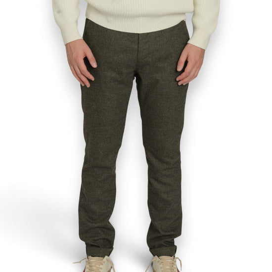 Torino Green  Flannel Wash