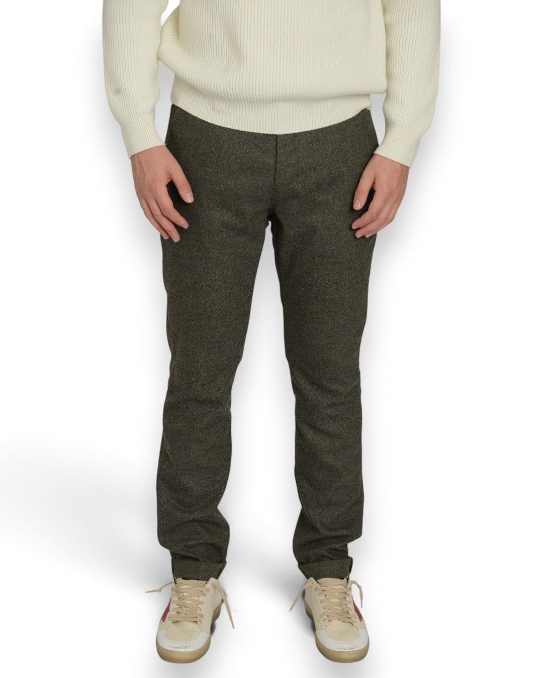 Torino Green  Flannel Wash