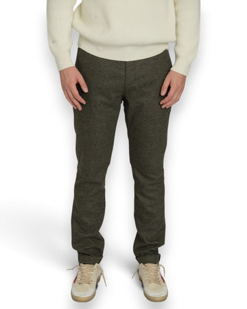 Torino Green  Flannel Wash