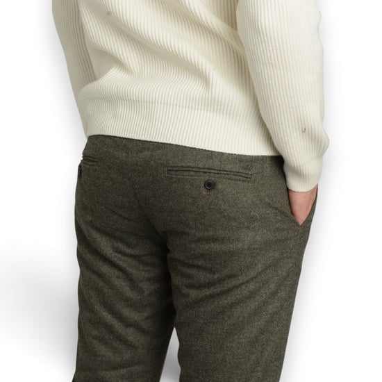 Torino Green  Flannel Wash