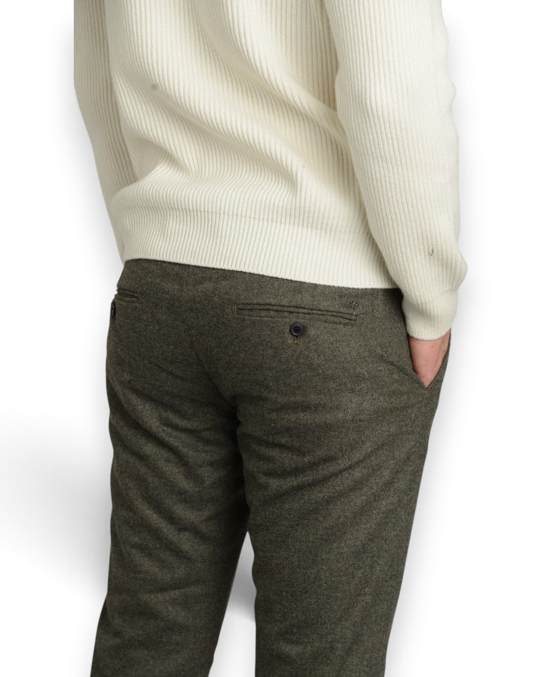 Torino Green  Flannel Wash