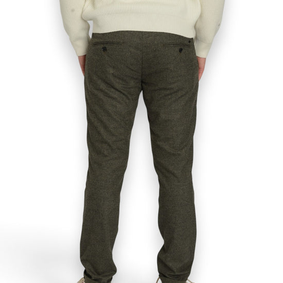 Torino Green  Flannel Wash