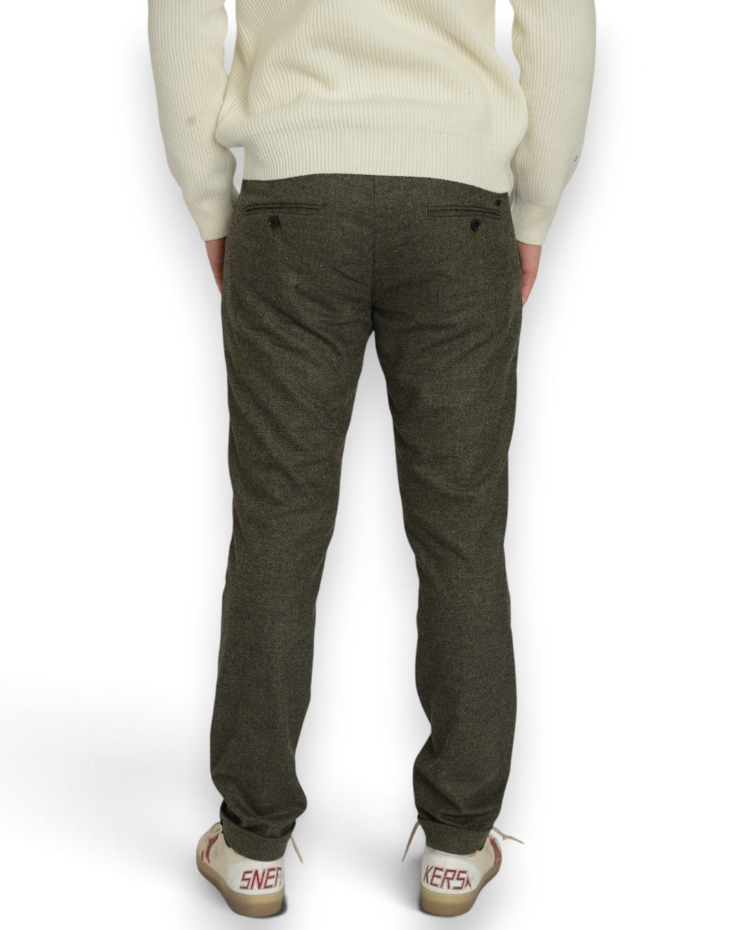 Torino Green  Flannel Wash