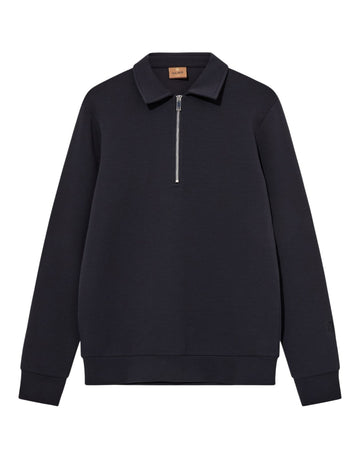 MMGAbel Half Zip Polo Sweater Salute Navy