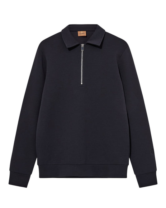 MMGAbel Half Zip Polo Sweater Salute Navy