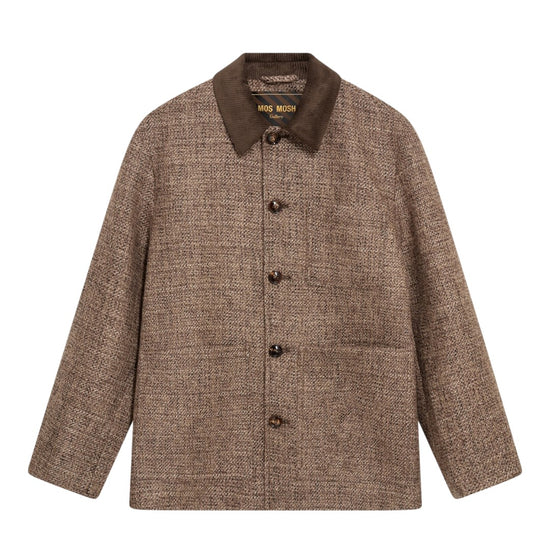 MMGWarren Tweed Jacket Chocolate Brown