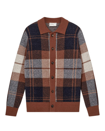 MMGWando Heavy Knit Cardigan Cocoa Brown