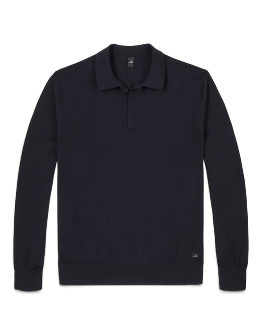 Hall Extrafine Merino Polo Collar Pullover
