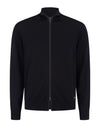 Pratt Extrafine Merino Full Zip Cardigan Night Blue