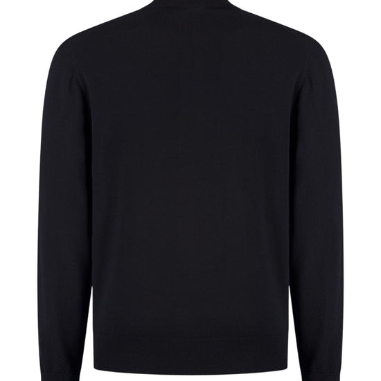 Pratt Extrafine Merino Full Zip Cardigan Night Blue
