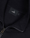 Pratt Extrafine Merino Full Zip Cardigan Night Blue