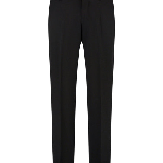 Beckett Soft Travel Wool Relaxed Tailored Trousers Deep Brown